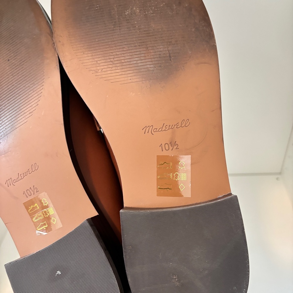 Madewell Brown Leather Penny Loafers - Picture 6 of 10
